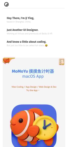 JJ Ying Mobile Preview