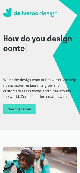 Deliveroo Mobile Preview