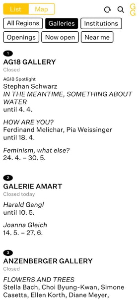 Gallery Guide Vienna Mobile Preview