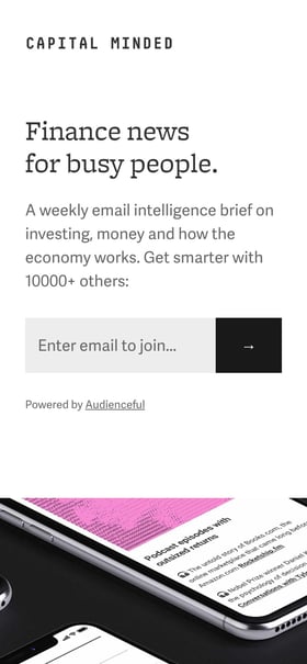 Capital Minded Mobile Preview