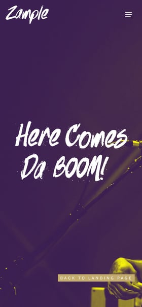 Zample Mobile Preview