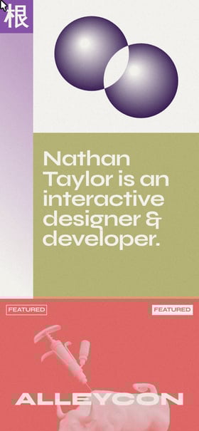 Nathan Taylor Mobile Preview