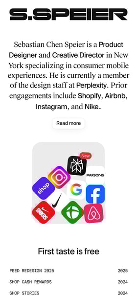 Sebastian Speier Mobile Preview