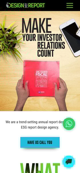 Design My Report Mobile Preview