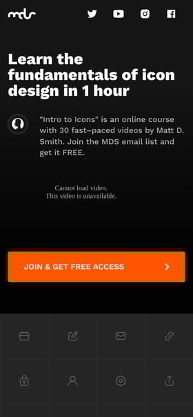 Intro to Icons by MDS Mobile Preview