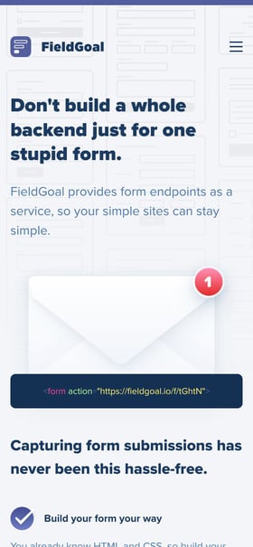 FieldGoal Mobile Preview