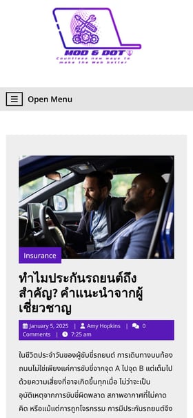 mod&dot Mobile Preview