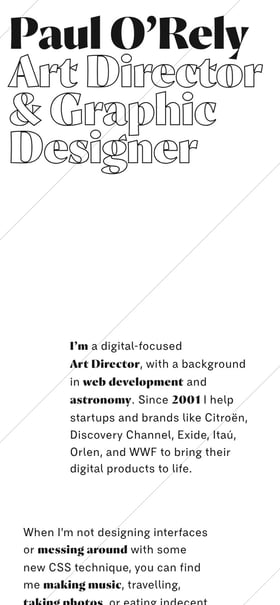 Paul O’Rely Mobile Preview