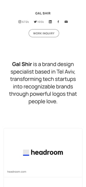 Gal Shir Mobile Preview