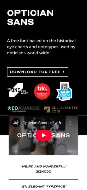 Optician Sans Mobile Preview