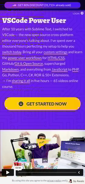 VSCode Power User Mobile Preview