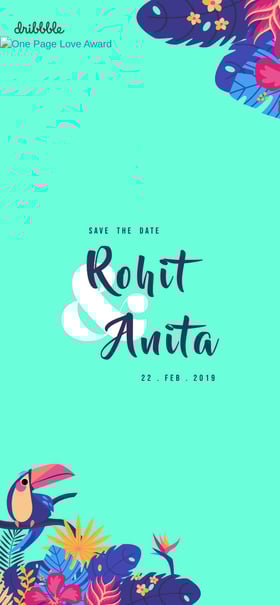 Rohit & Anita – Save The Date Mobile Preview