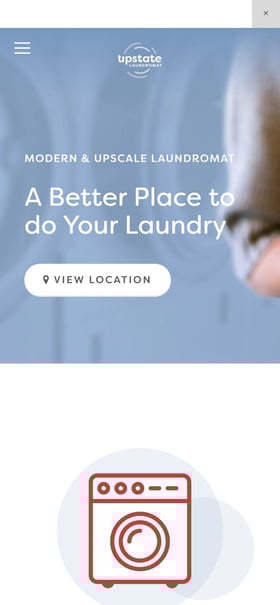 Upstate Laundromat Mobile Preview