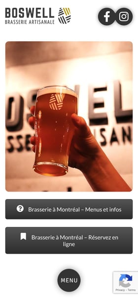 Brasserie Artisanale Boswell Mobile Preview