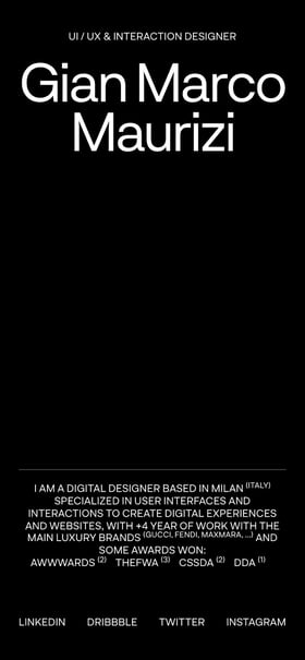 Gian Marco Maurizi Mobile Preview