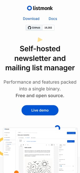 listmonk Mobile Preview