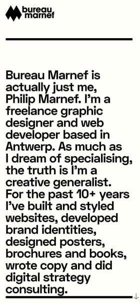 Bureau Marnef Mobile Preview