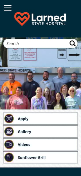 Larned Cares Mobile Preview