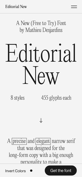 Editorial New Mobile Preview