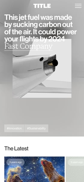 Title Pages Mobile Preview