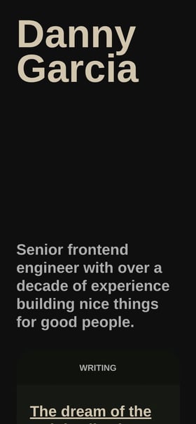Danny Garcia Mobile Preview