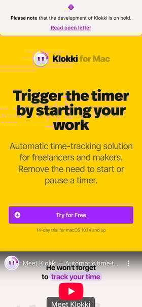 Klokki Mobile Preview
