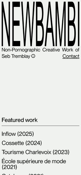NewBambi Mobile Preview