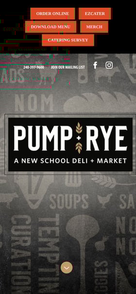 Pumpernickel and Rye Mobile Preview