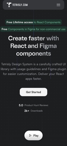 Tetrisly Mobile Preview