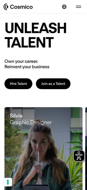 Cosmico Mobile Preview