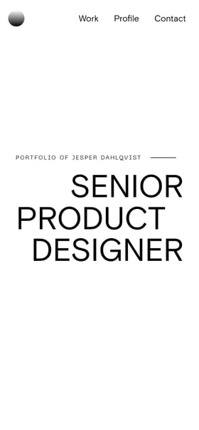 Jesper Dahlqvist Mobile Preview