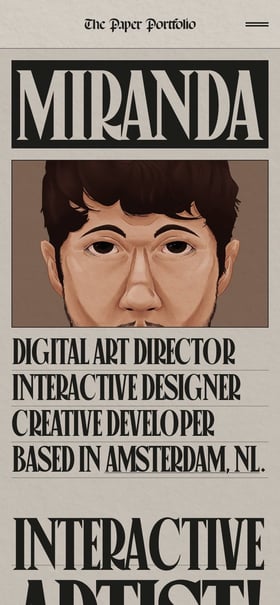 Niccolò Miranda Mobile Preview