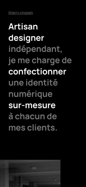 Thierry Chopain Mobile Preview
