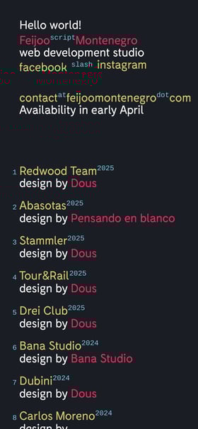 Feijoo-Montenegro Mobile Preview