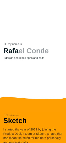 Rafael Conde Mobile Preview