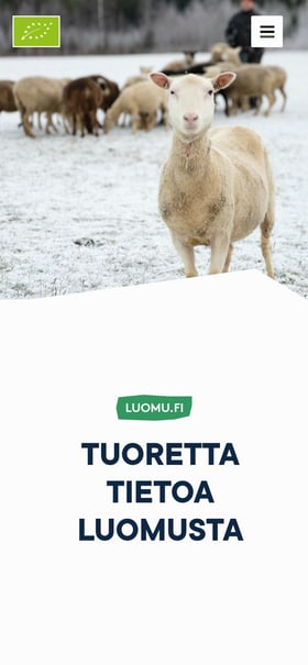 Luomu.fi Mobile Preview