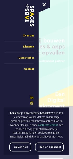 Tabs & Spaces Mobile Preview