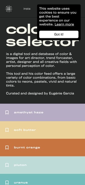Color Selector Mobile Preview
