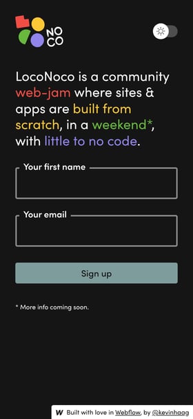 LocoNoco Mobile Preview