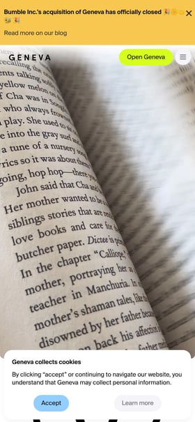 Geneva Mobile Preview