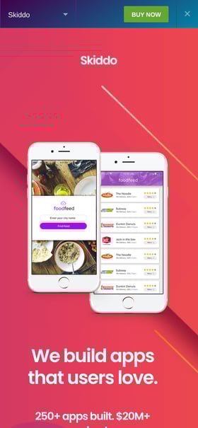 Skiddo Mobile Preview