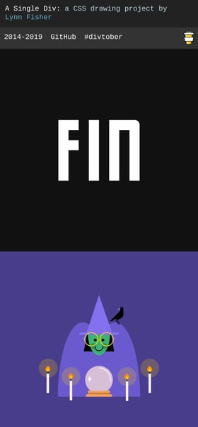 A Single Div Mobile Preview