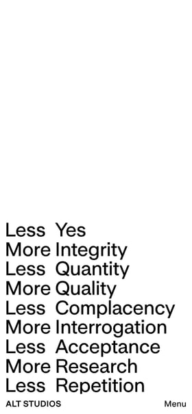 Alt Studios Mobile Preview