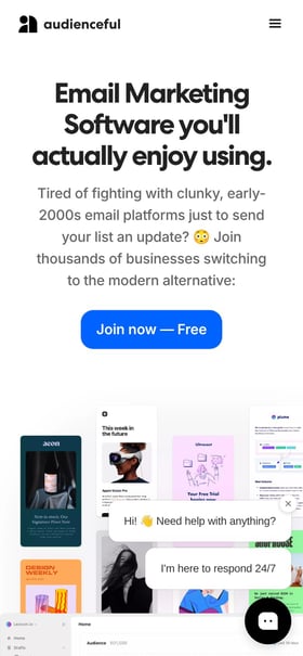 Audienceful Mobile Preview