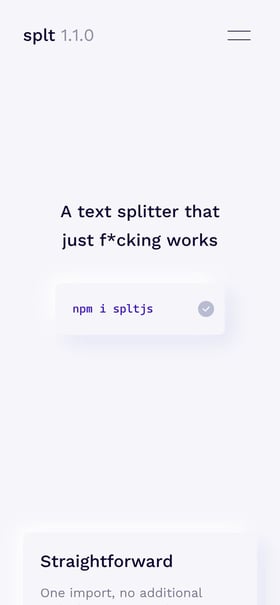 splt.js Mobile Preview