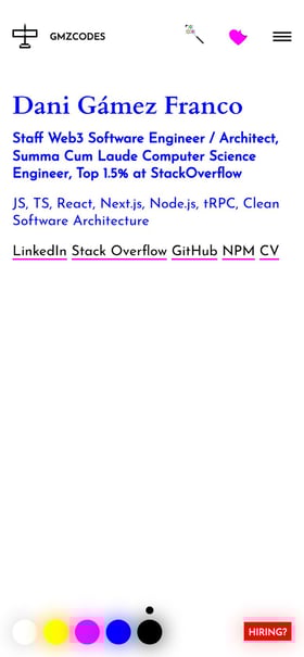 GMZcodes Mobile Preview