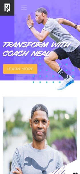 Neal Turner Mobile Preview