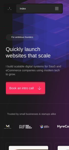 Chris Porter Mobile Preview