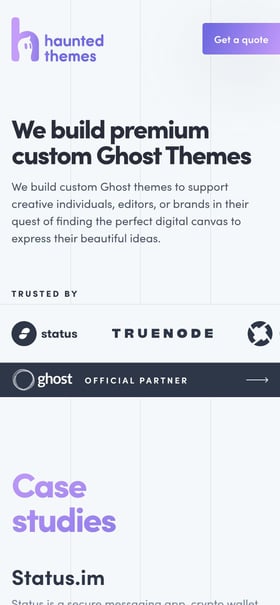 Haunted Themes Mobile Preview