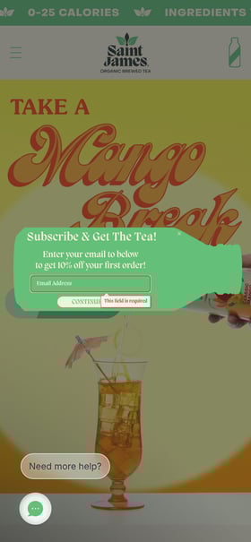 Saint James Mobile Preview